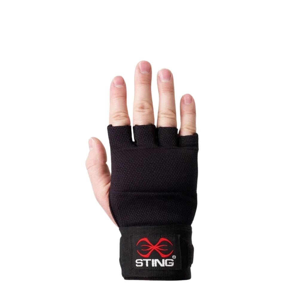 Sting Elasticised Quick Wraps Black Hand Wraps Sting Black Small 