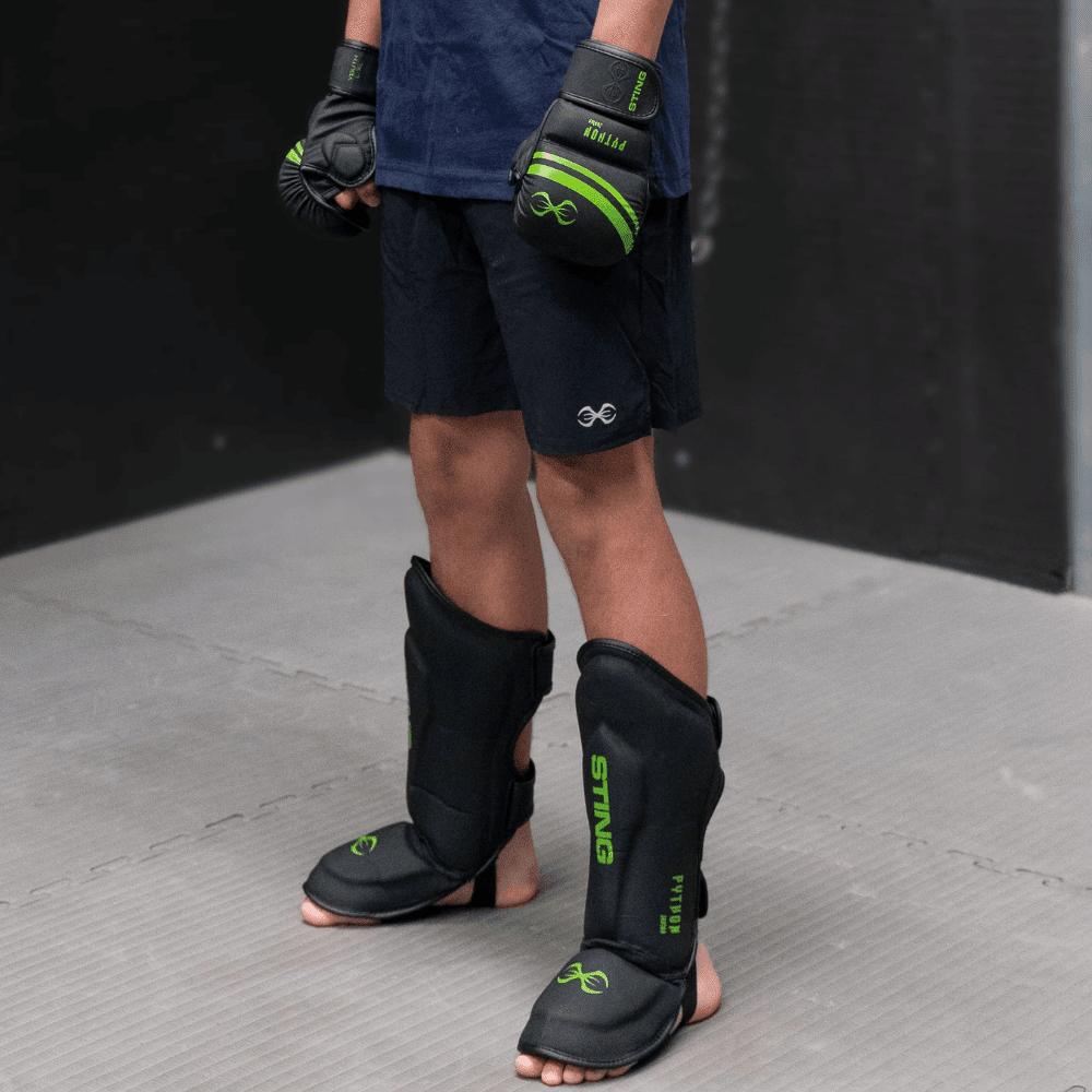 Sting Python Junior MMA Shin and Foot Protector Shin Guards Sting 
