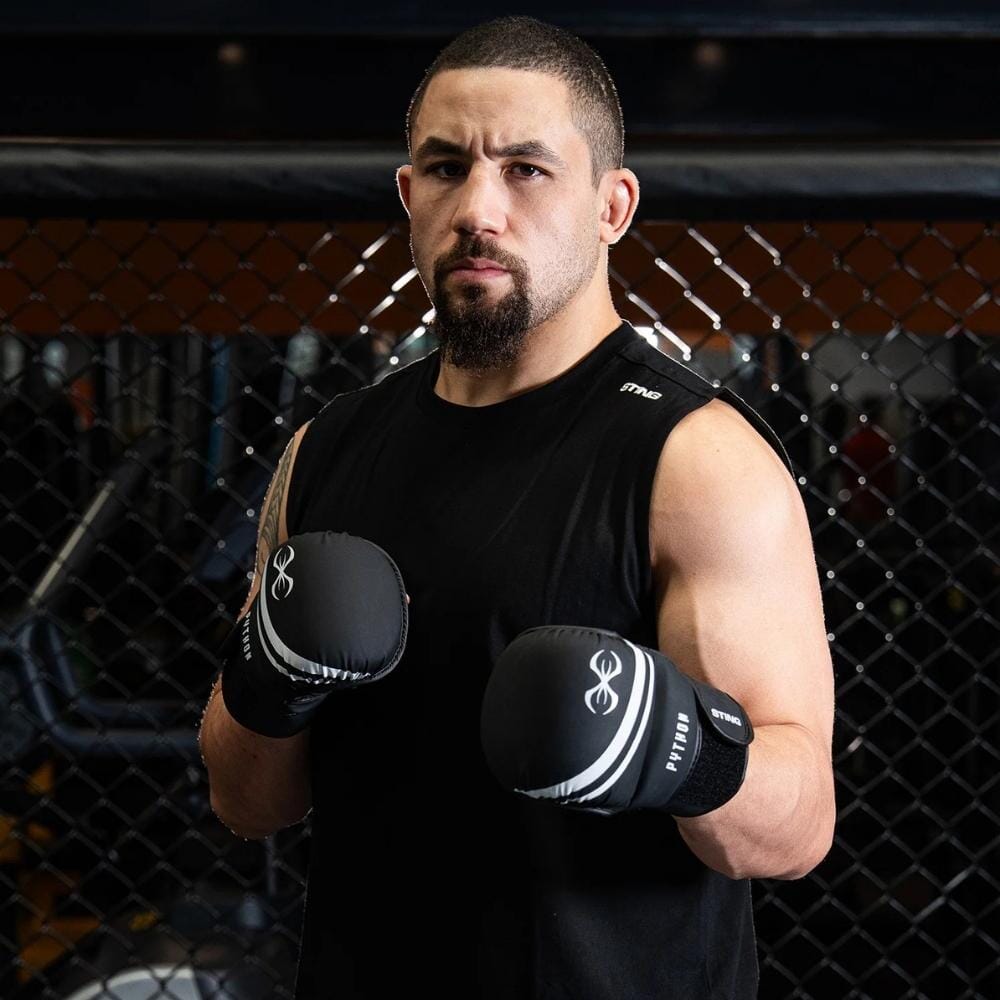 Sting Python MMA Sparring Gloves Black/White MMA Gloves Sting 