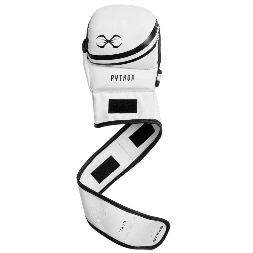 Python Mma Sting Python MMA Sparring Gloves White/Black – MMA Fight Store