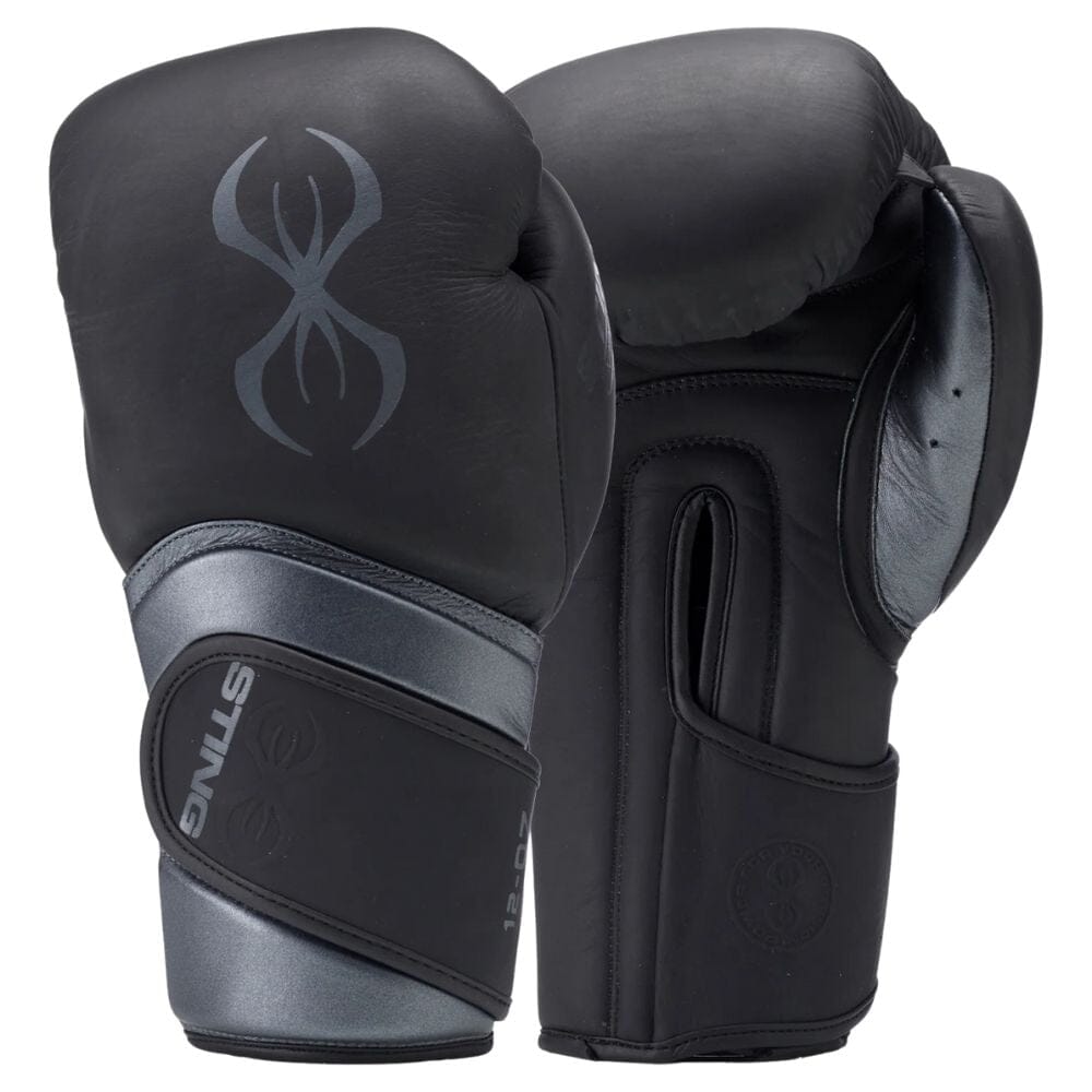 Sting Viper X Sparring Gloves Black/Grey Boxing Gloves Sting Black/Grey 12oz 