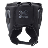 Sting Viper X Gel Full Face Head Guard Black/Grey Head Guards Sting 