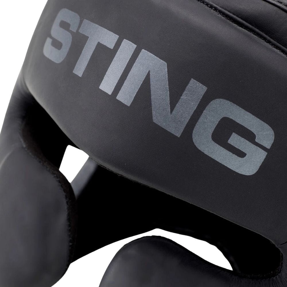 Sting Viper X Gel Full Face Head Guard Black/Grey Head Guards Sting 