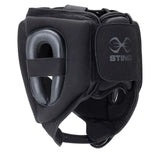 Sting Viper X Gel Full Face Head Guard Black/Grey Head Guards Sting 