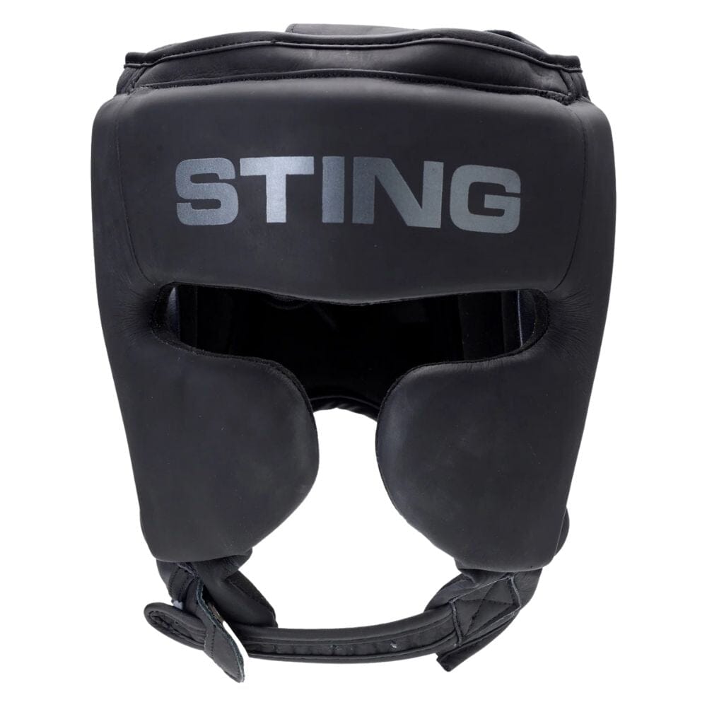 Sting Viper X Gel Full Face Head Guard Black/Grey Head Guards Sting Black/Grey Small 