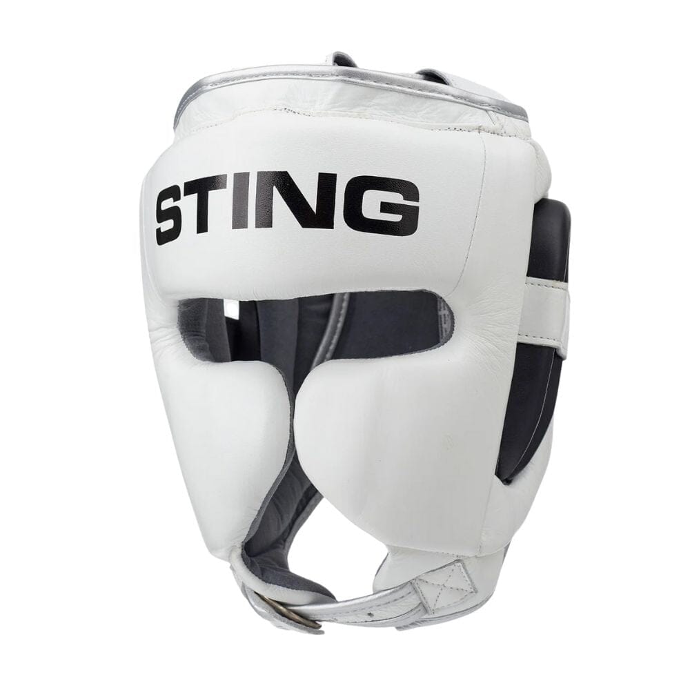 Sting Viper X Gel Full Face Head Guard White/Black Head Guards Sting White/Black Small 