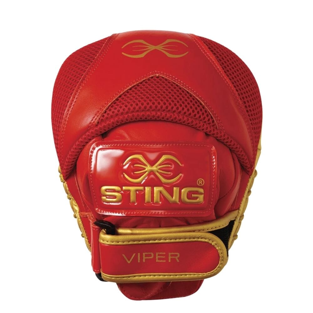 Sting Viper Speed Focus Mitts Red/Gold Focus Mitts Sting 
