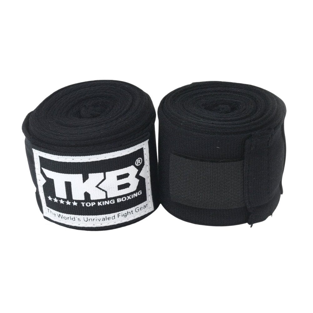 Top King 180 Inch Hand Wraps Black Hand Wraps Top King Black 180 Inch 