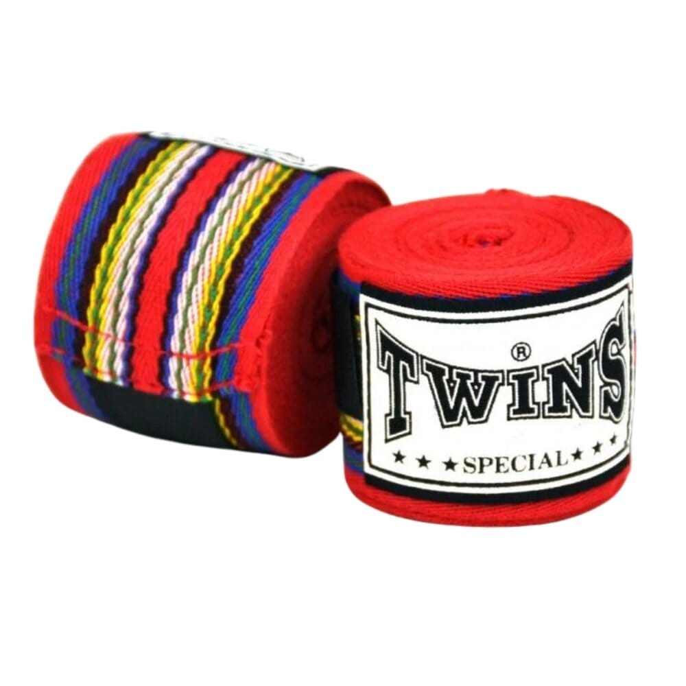 Twins CH2 Hand Wraps Red Hand Wraps Twins Red 180 Inch 