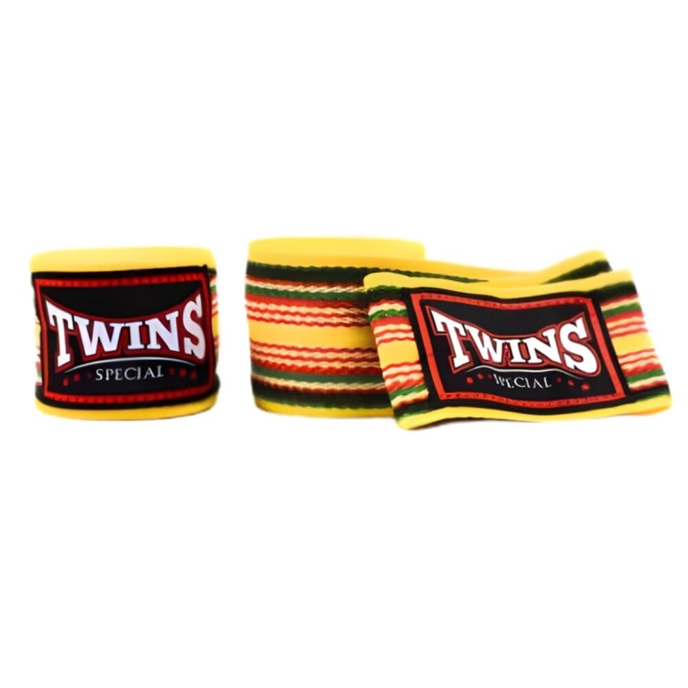 Twins CH2 Hand Wraps Yellow Hand Wraps Twins 