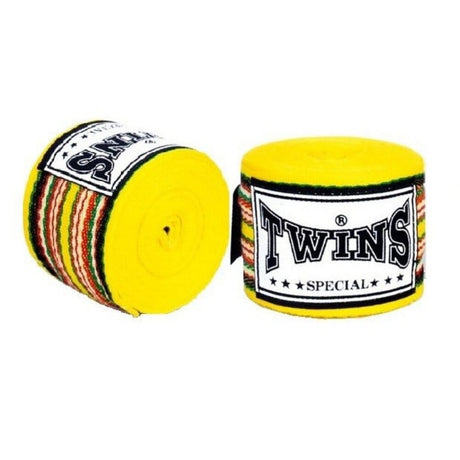 Twins CH2 Hand Wraps Yellow Hand Wraps Twins Yellow 180 Inch 