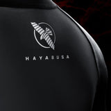 Hayabusa UFC BJJ Womens Short Sleeve Rashguard Black/Red Rashguards Hayabusa 