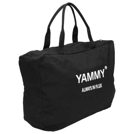 YAMMY Gym Tote Bag Black Gym Bags Yammy Boxing Black/White 