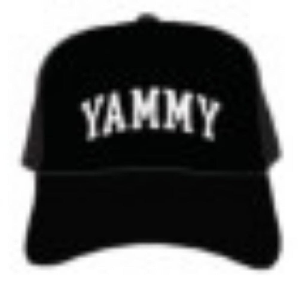 YAMMY Mayhem Snapback Cap Black/White Hats YAMMY 