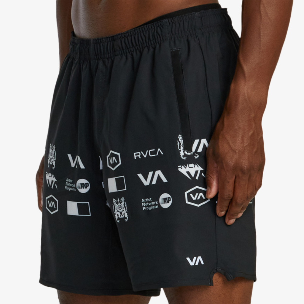 RVCA Yogger Branded Stretch 17" Shorts