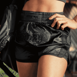 Athena Artemisia Black Muay Thai Shorts Muay Thai Shorts Athena 