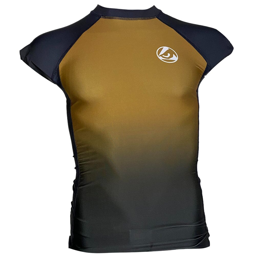 Bad Boy Eyecon Short Sleeve Ranked Rashguard Rashguards Bad Boy Brown X Small 