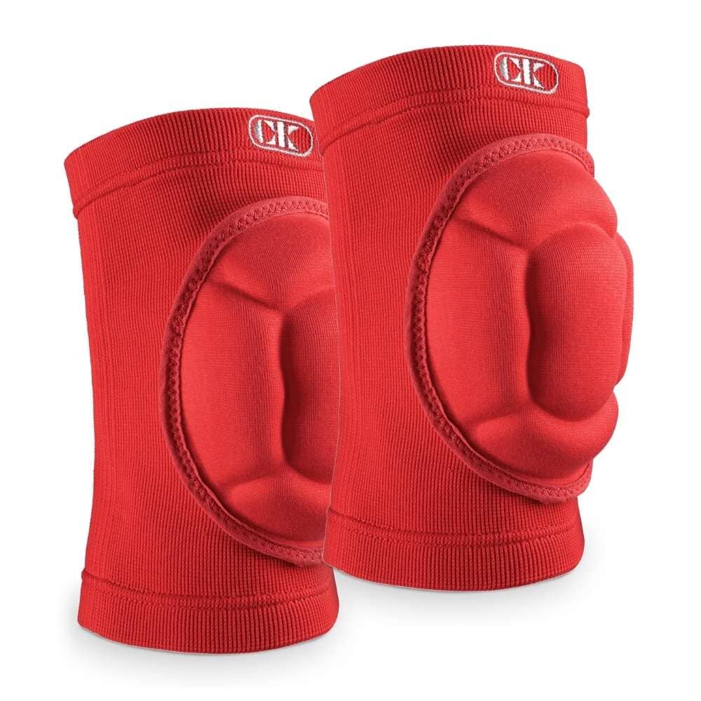 Cliff Keen The Impact Adult Knee Pads Pair Red Knee Pads Cliff Keen Athletic Red One size 
