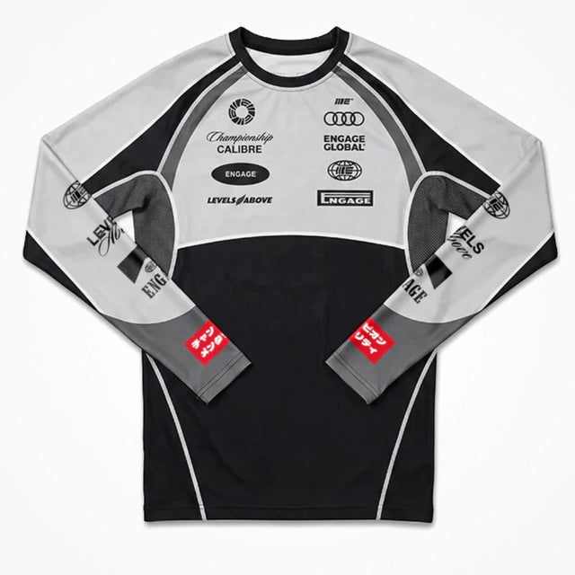 Engage Elemental Long Sleeve Rash Guard Black
