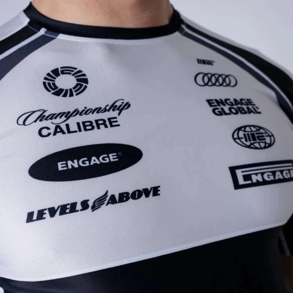Engage Elemental Short Sleeve Rash Guard Black