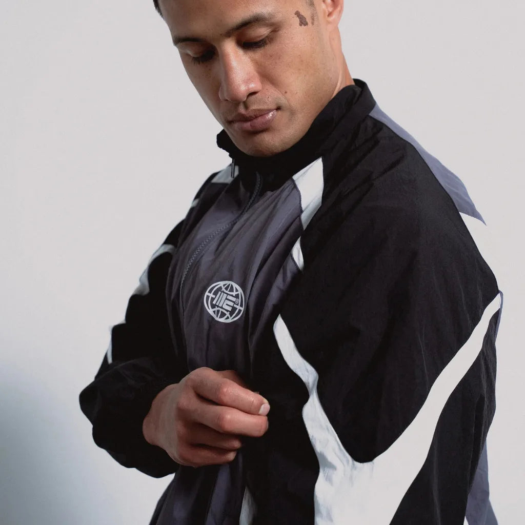 Engage Global Team Track Jacket Black/Grey - view 2