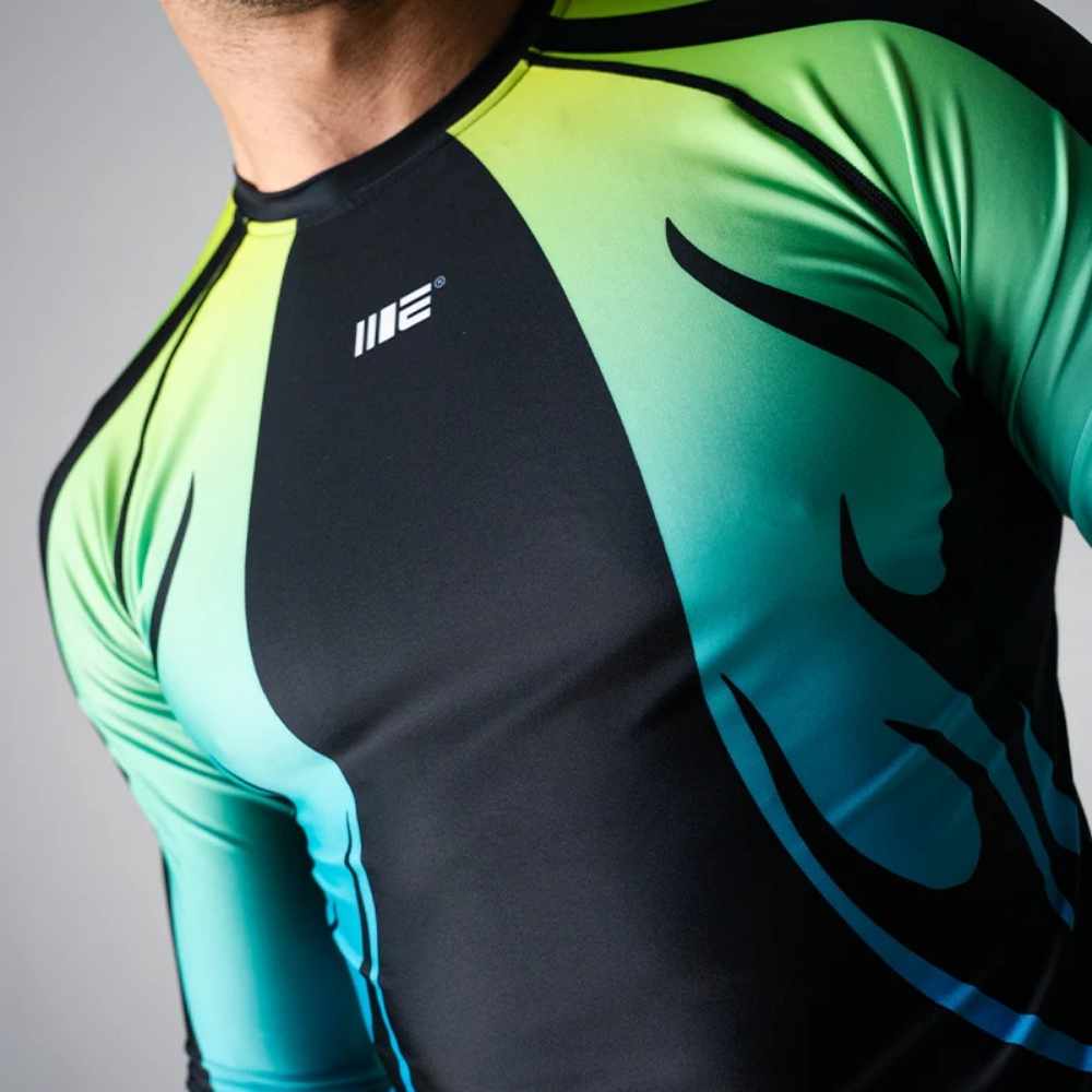 Engage Nebula Long Sleeve Rashguard Blue