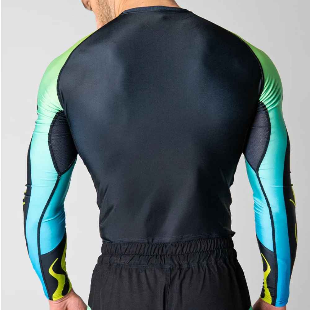 Engage Nebula Long Sleeve Rashguard Blue