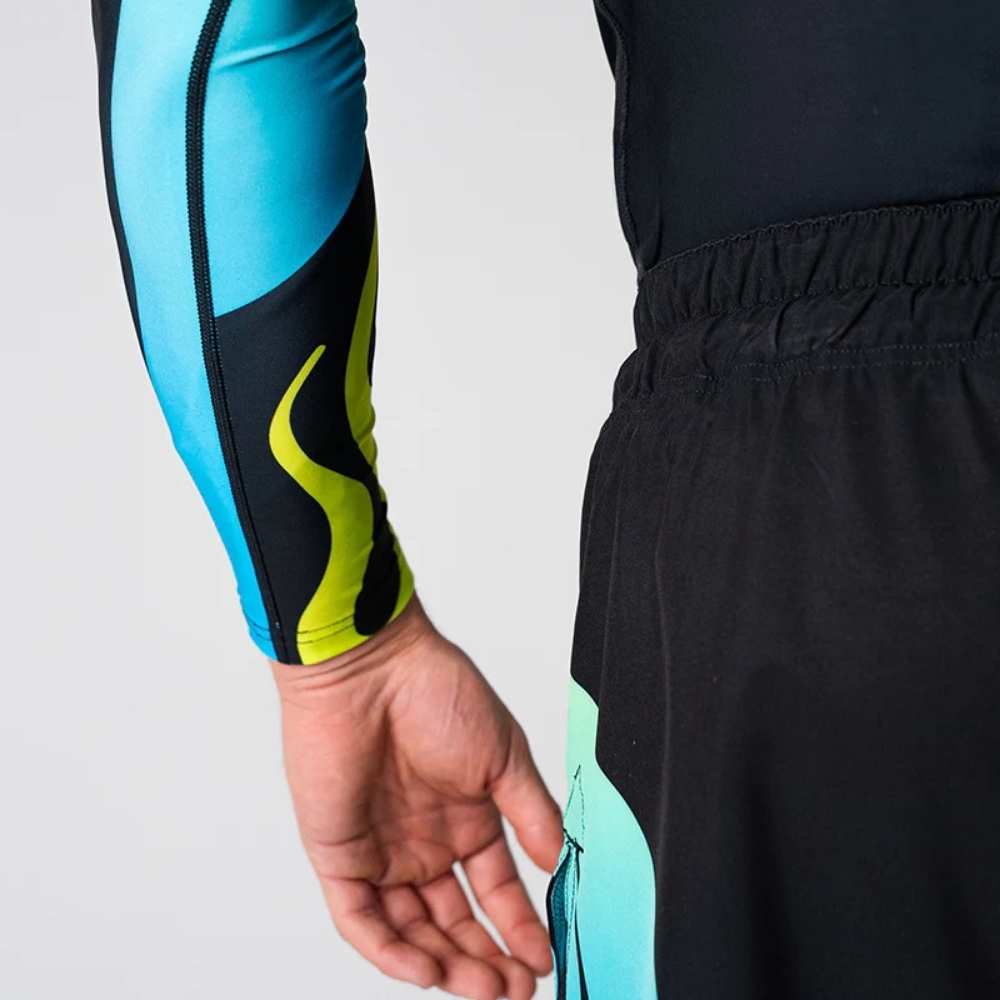 Engage Nebula Long Sleeve Rashguard Blue – MMA Fight Store