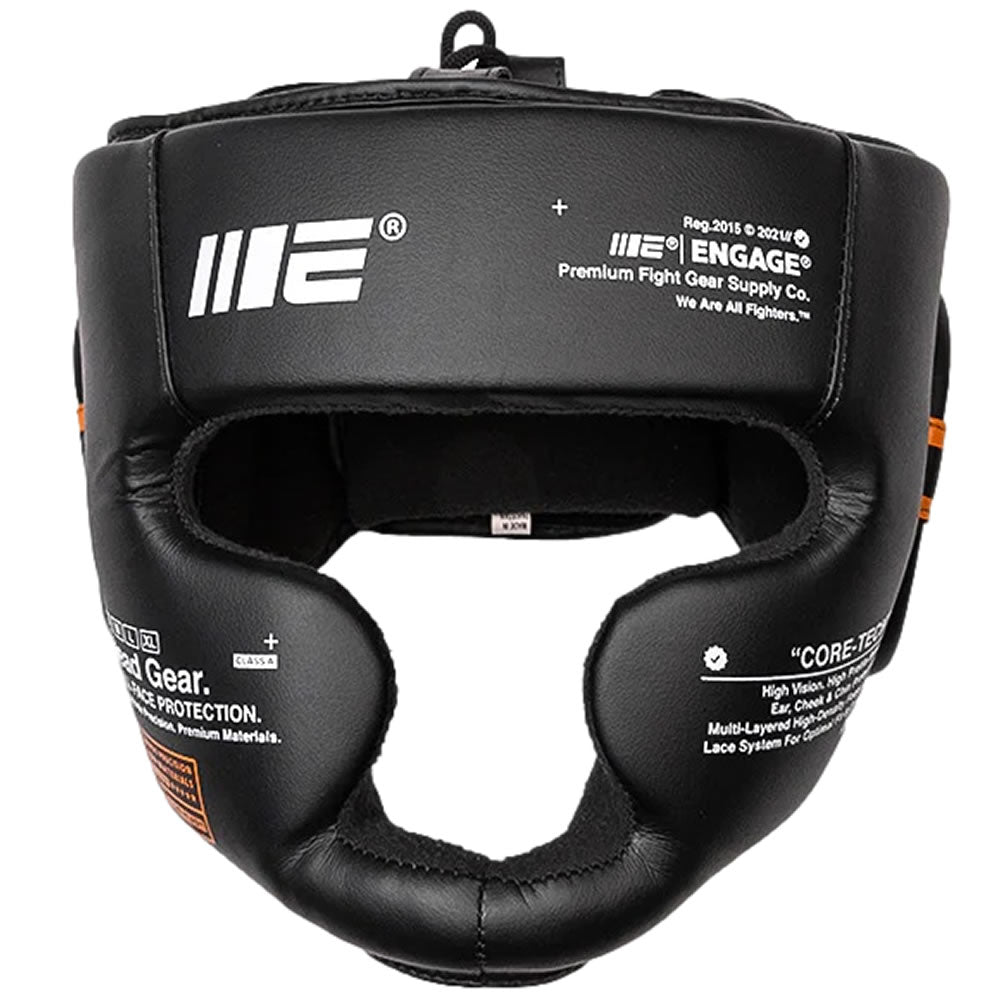 Engage W.I.P Series Head Guard Black Front