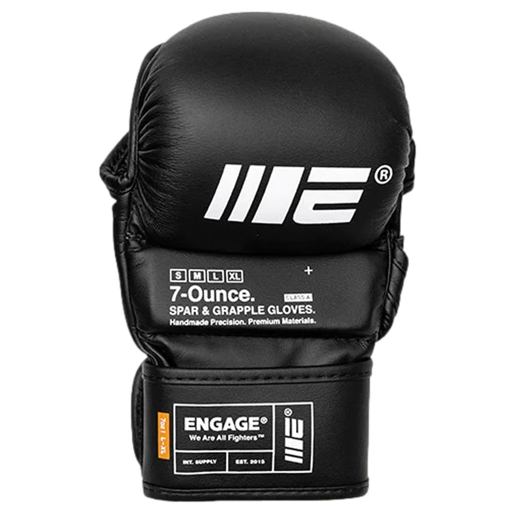 Engage W.I.P Series MMA Sparring Gloves Black Top