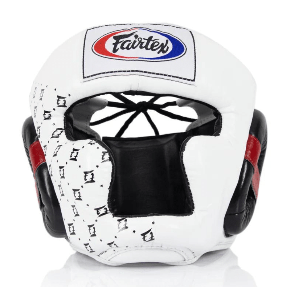 Fairtex HG10 Super Sparring Head Guard Head Guards Fairtex White Medium 