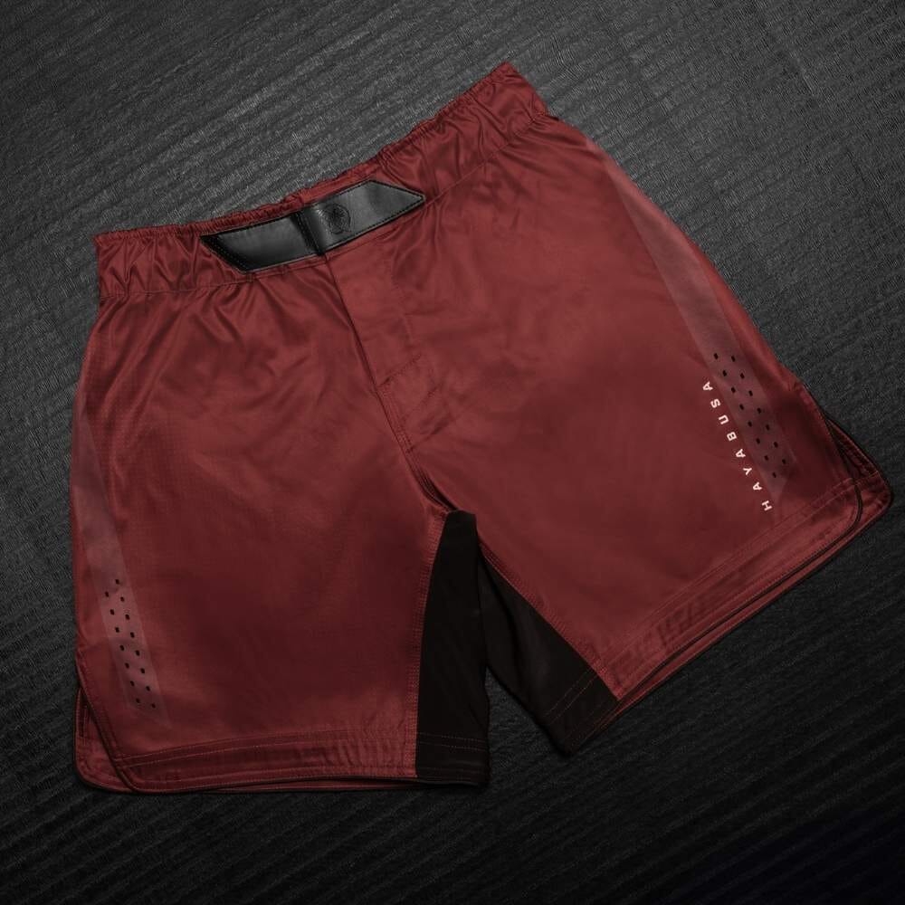 Hayabusa Core 3/4 Thigh Fight Shorts Red MMA Shorts Hayabusa 