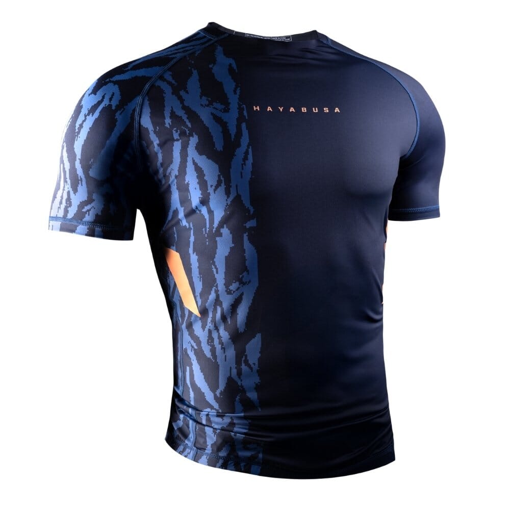 Hayabusa Apex Short Sleeve Rashguard Dusk Blue Rashguards Hayabusa 