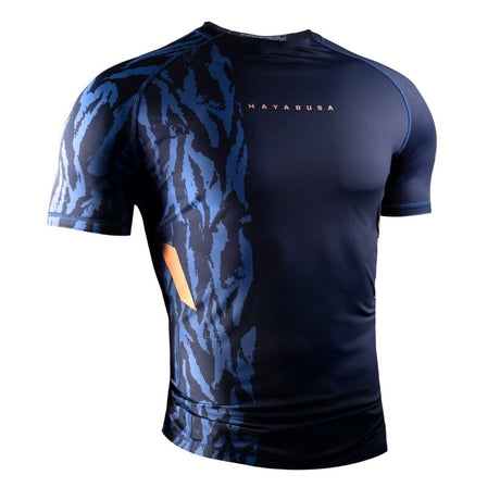 Hayabusa Apex Short Sleeve Rashguard Dusk Blue Rashguards Hayabusa 