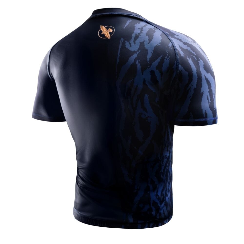 Hayabusa Apex Short Sleeve Rashguard Dusk Blue Rashguards Hayabusa 