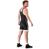 Hayabusa Mens Surge Wrestling Singlet Black — view 5