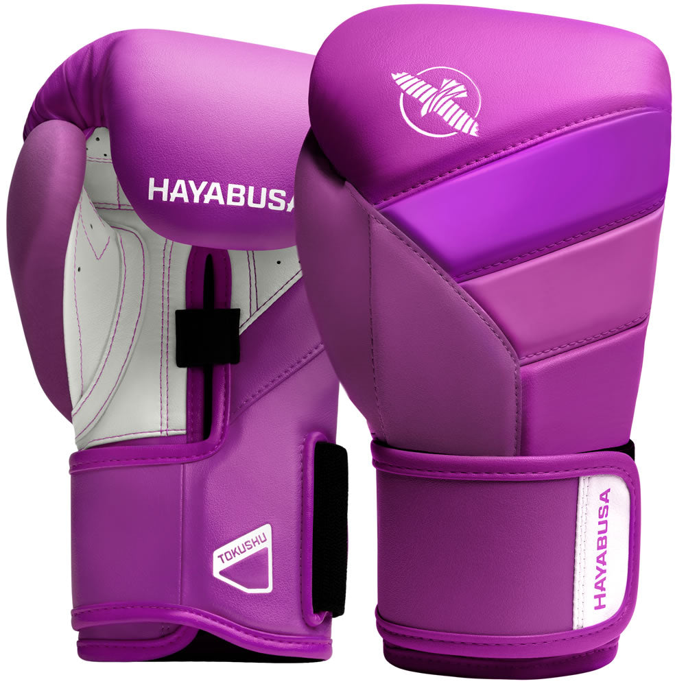 Load image into Gallery viewer, Hayabusa T3 Neon Boxing Gloves Purple
