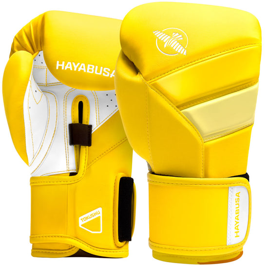 Hayabusa T3 Neon Boxing Gloves Yellow