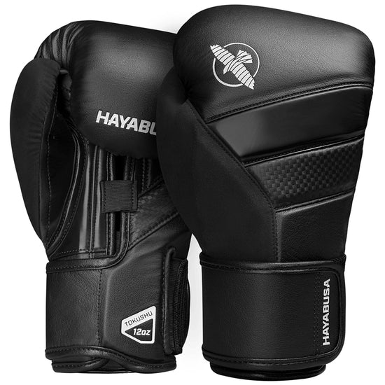 Load image into Gallery viewer, Hayabusa T3 Youth Boxing Gloves Black/Black
