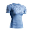 Hayabusa Womens Apex Short Sleeve Rashguard Crystal Blue Rashguards Hayabusa 