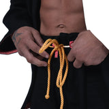 Kingz Mens The One V2 Guava Jiu Jitsu Gi Black/Peach — pants drawstring