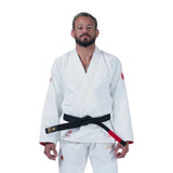 Kingz Mens The One V2 Guava Jiu Jitsu Gi White/Peach