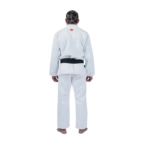 Kingz Mens The One V2 Guava Jiu Jitsu Gi White/Peach — back