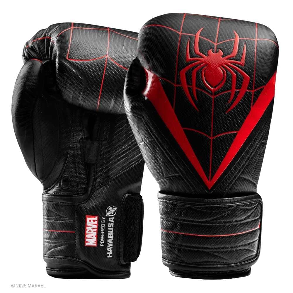 Hayabusa Marvel Miles Morales Boxing Gloves Boxing Gloves Hayabusa Black/Red 16oz 