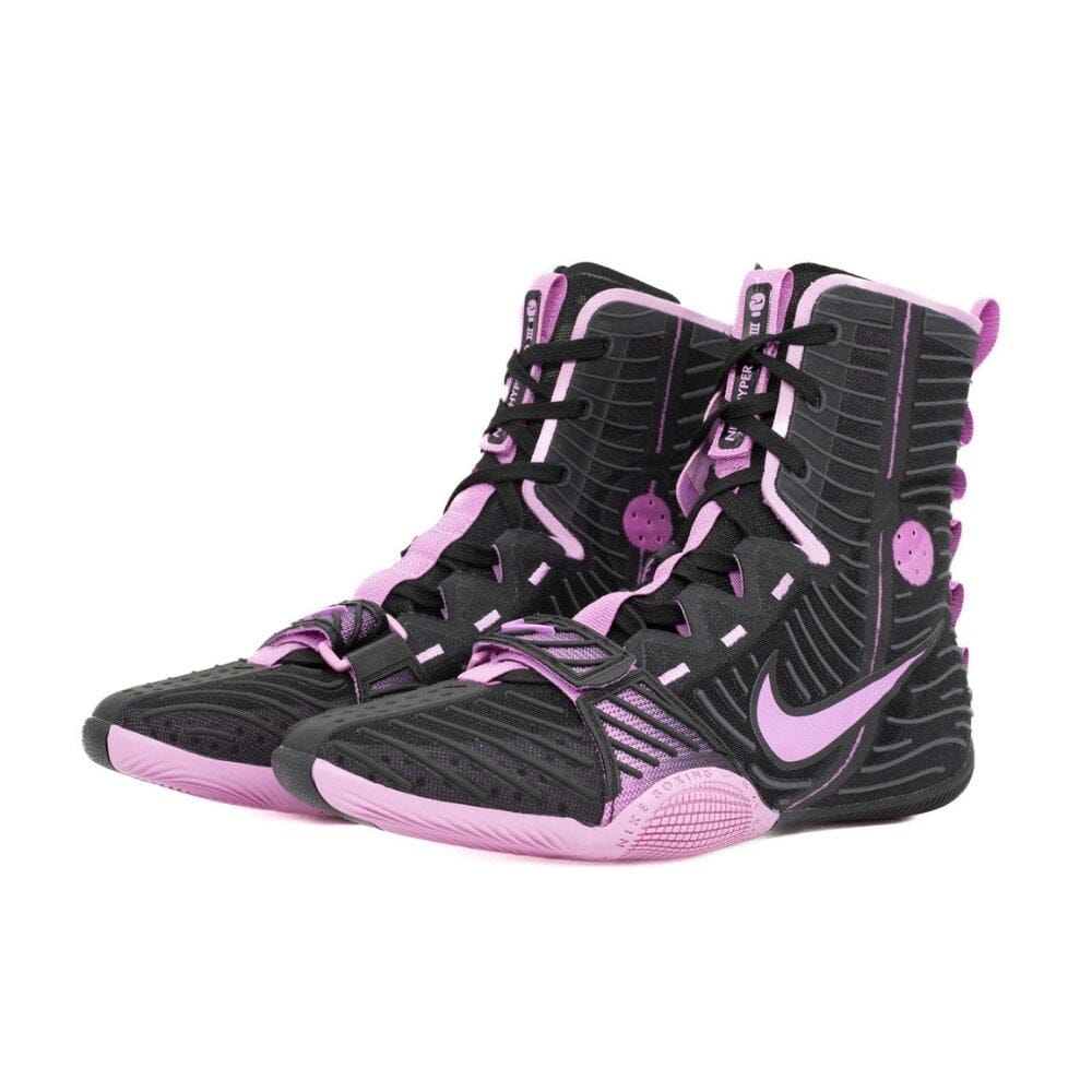 Nike HyperKO 3 Boxing Boots Black/Magenta Boxing Shoes Nike 
