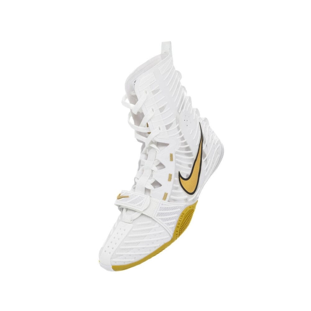 Nike HyperKO 3 Boxing Boots White/Gold Boxing Shoes Nike 