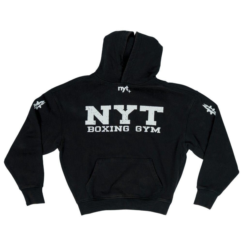 NYT Boxing Vintage Hoodie Black Outerwear NYT Black X Small 