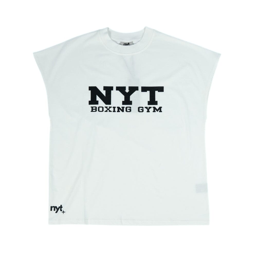 NYT Boxing Training Muscle White T-Shirts NYT White X Small 