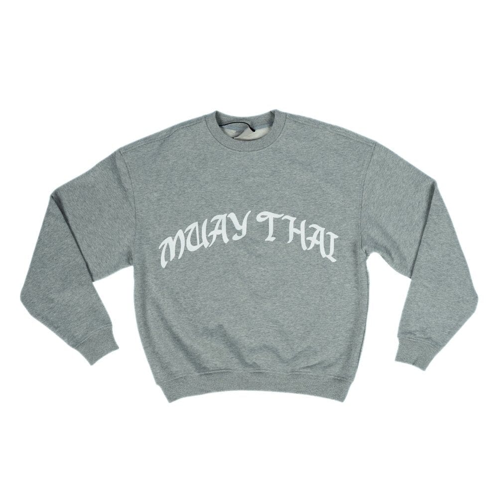 NYT Muay Thai Premium Crew Neck Grey Outerwear NYT Grey X Small 