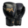 NYT Staple Series Boxing Gloves Black/Sand, paired studio view on white